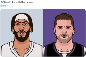 爱游戏数字互动-美媒：浓眉在独行侠胜率83.3% 东契奇湖人生涯胜率63.6%